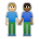 People Holding Hands: Medium-Light Skin Tone, Medium-Dark Skin Tone