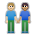 People Holding Hands: Medium-Light Skin Tone, Medium Skin Tone