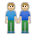 People Holding Hands: Medium-Light Skin Tone