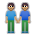 People Holding Hands: Medium Skin Tone
