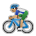 Person Biking: Medium Skin Tone