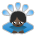 Person Bowing: Dark Skin Tone