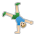 Person Cartwheeling: Medium-Light Skin Tone