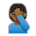 Person Facepalming: Medium-Dark Skin Tone