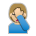 Person Facepalming: Medium-Light Skin Tone