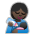 Person Feeding Baby: Dark Skin Tone