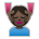 Person Getting Massage: Dark Skin Tone