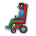 Person in Motorized Wheelchair: Dark Skin Tone