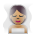 Person in Steamy Room: Medium Skin Tone