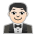 Person in Tuxedo: Light Skin Tone
