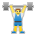Person Lifting Weights