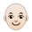 Person: Light Skin Tone, Bald