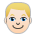 Person: Light Skin Tone, Blond Hair