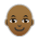 Person: Medium-Dark Skin Tone, Bald