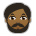 Person: Medium-Dark Skin Tone, Beard