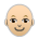 Person: Medium-Light Skin Tone, Bald