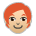 Person: Medium-Light Skin Tone, Red Hair