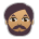Person: Medium Skin Tone, Beard