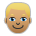 Person: Medium Skin Tone, Blond Hair