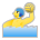 Person Playing Water Polo