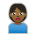Person Pouting: Medium-Dark Skin Tone