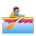 Person Rowing Boat: Medium Skin Tone