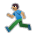 Person Running: Medium Skin Tone