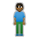 Person Standing: Medium-Dark Skin Tone