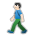 Person Walking: Light Skin Tone