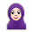 Woman with Headscarf: Light Skin Tone