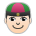 Person with Skullcap: Light Skin Tone