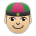 Person with Skullcap: Medium-Light Skin Tone