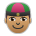 Person with Skullcap: Medium Skin Tone