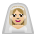 Person with Veil: Medium-Light Skin Tone