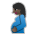 Pregnant Woman: Dark Skin Tone