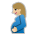 Pregnant Woman: Medium-Light Skin Tone