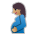 Pregnant Woman: Medium Skin Tone