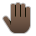 Raised Back of Hand: Dark Skin Tone
