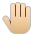 Raised Back of Hand: Medium-Light Skin Tone