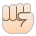 Raised Fist: Light Skin Tone