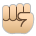 Raised Fist: Medium-Light Skin Tone