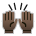 Raising Hands: Dark Skin Tone