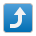 Right Arrow Curving Up