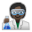 Scientist: Dark Skin Tone
