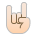Sign of the Horns: Light Skin Tone