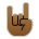 Sign of the Horns: Medium-Dark Skin Tone