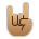 Sign of the Horns: Medium Skin Tone