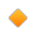 Small Orange Diamond