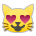 Smiling Cat with Heart-Eyes