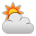 Sun Behind Large Cloud
